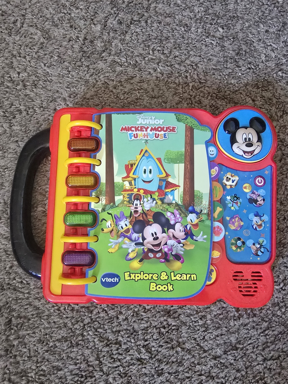 VTech Mickey Mouse Explore & Learn Book - Red